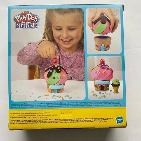 New Play-Doh Builder Ice Cream Stand Building Kit ages 5+ SEALED! Play Dough - Picture 6 of 11